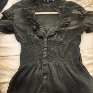 BEBE Black Blouse